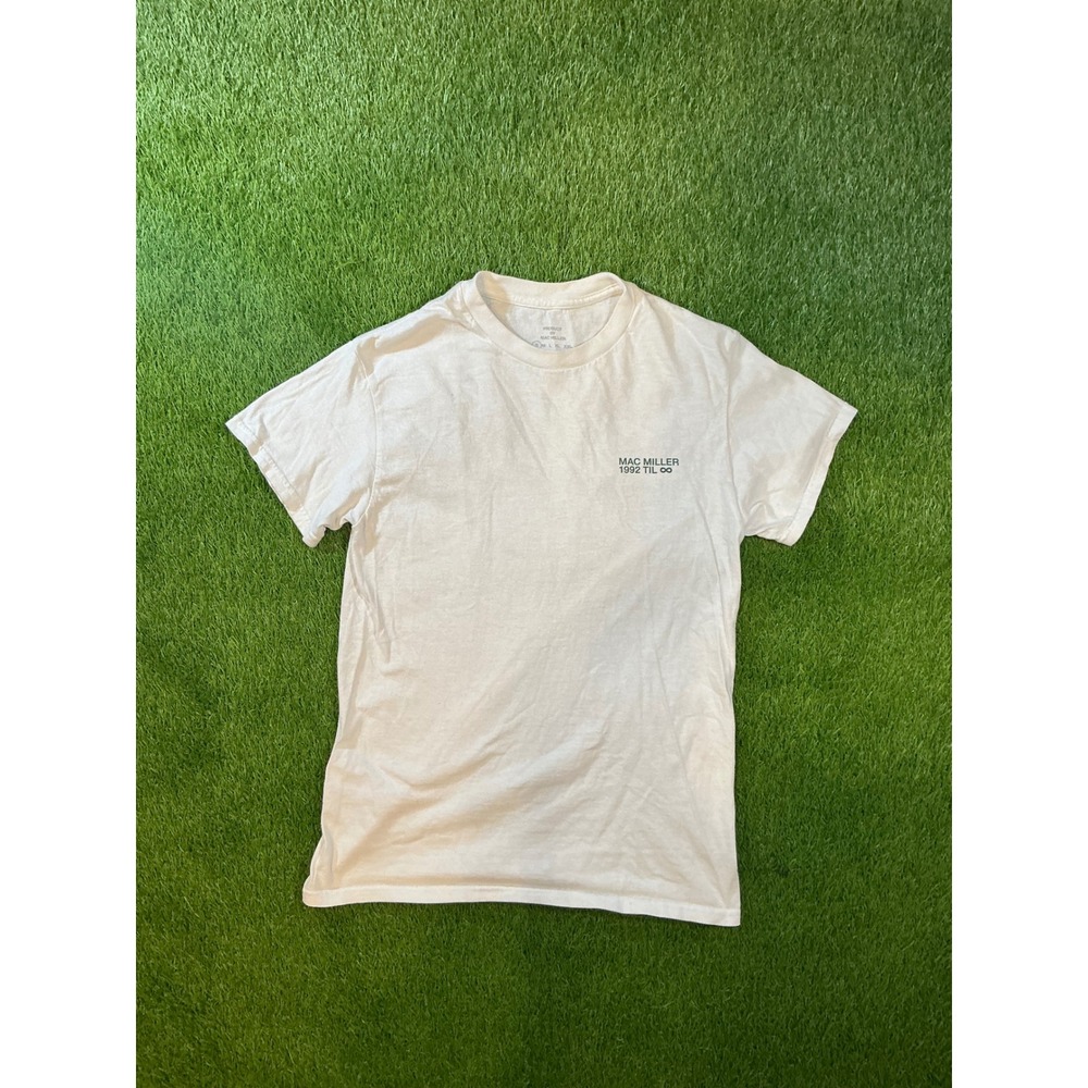 Mac Miller 1992 Til Infinity Yin Yang White Graphic T-Shirt Mens Small